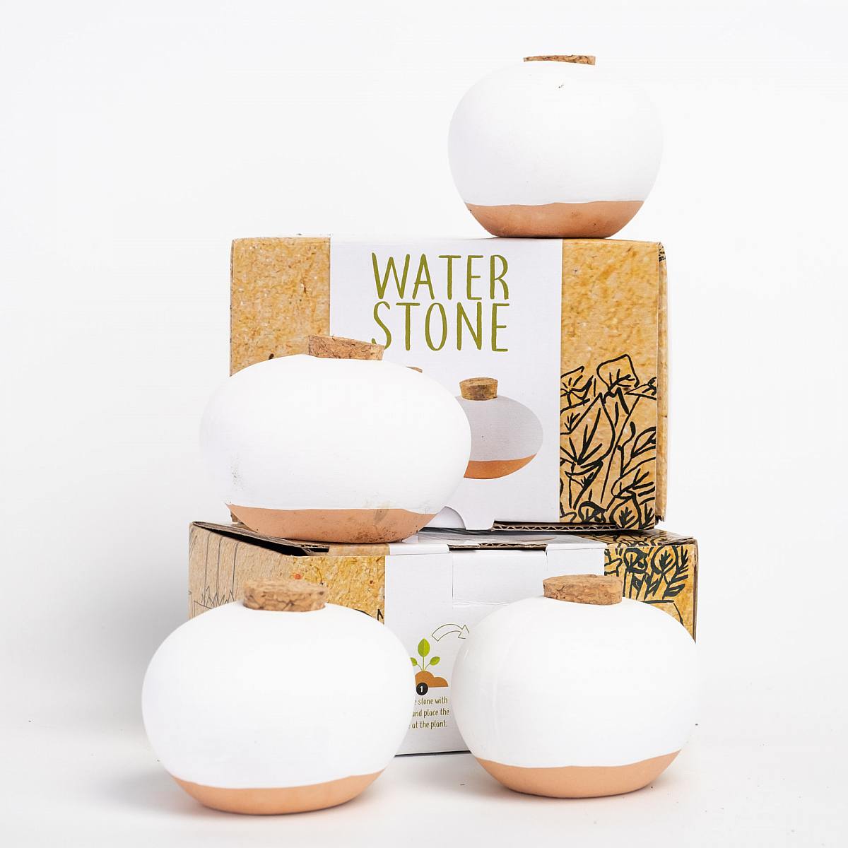 Pack 4 Terracotta Self-watering Spheres picture 3