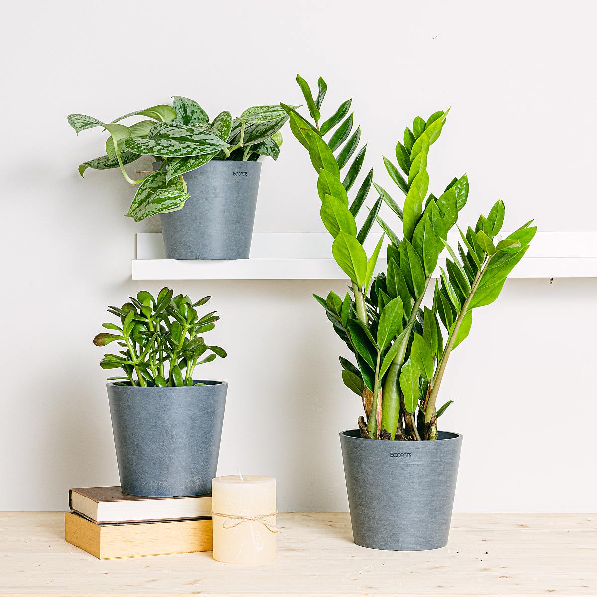 Trio Planters Eco Amsterdam Grey - M/15cm picture 2