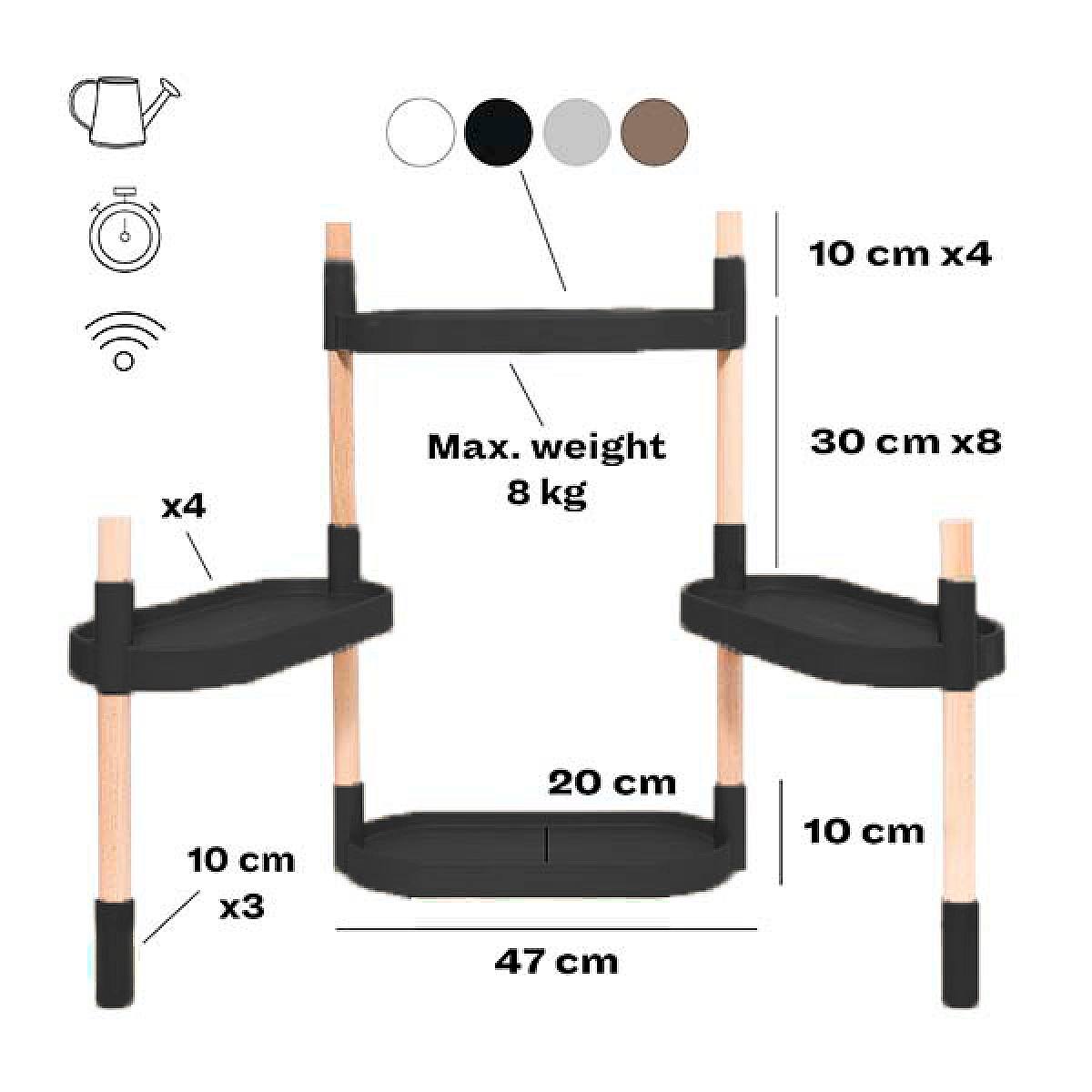 Botanisk tårn - sort picture 2