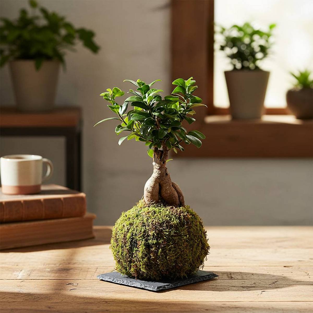 Ficus Ginseng Kokedama picture 1