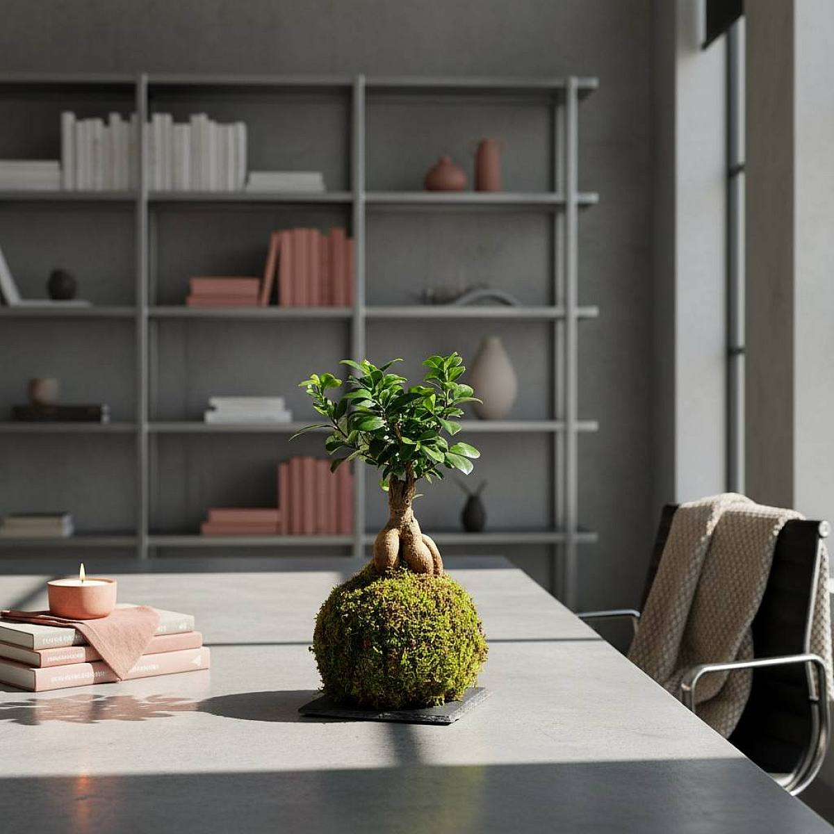 Ficus Ginseng Kokedama picture 2