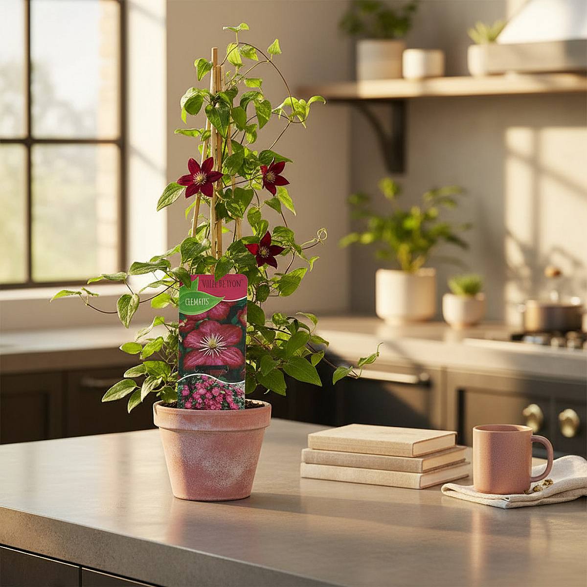 Clematis Ville de Lyon picture 2