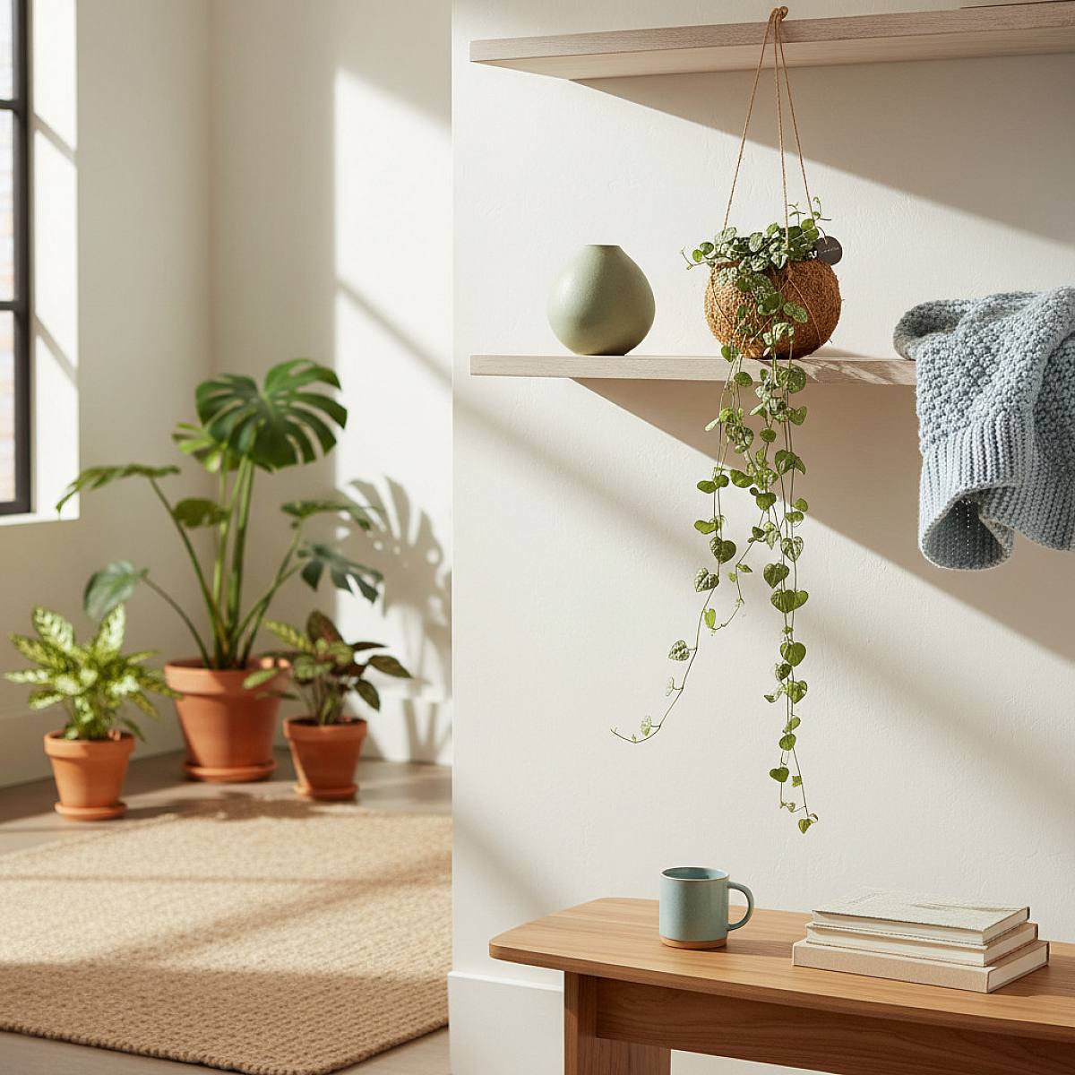 Ceropegia Woodii Kokedama picture 1