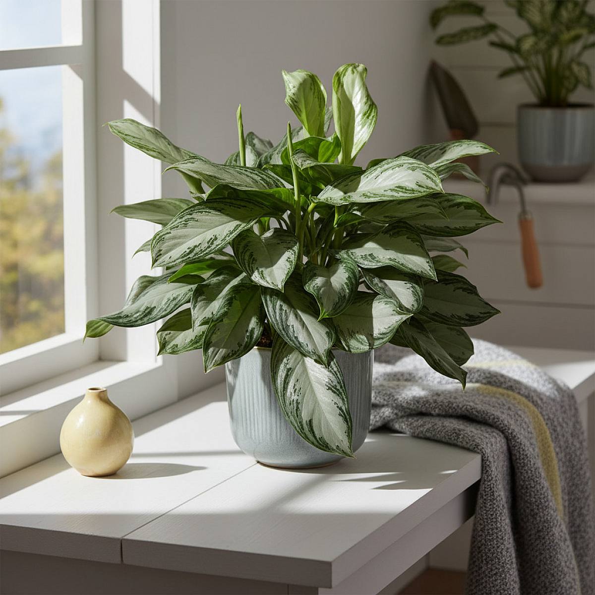 Silberbucht Aglaonema