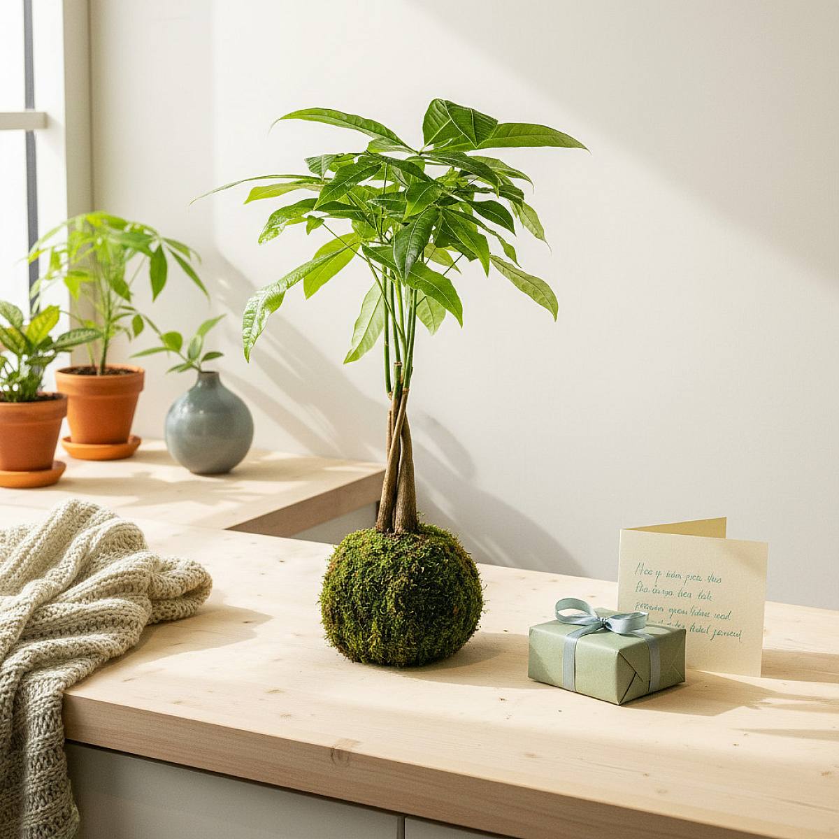 Kokedama Pachira picture 2