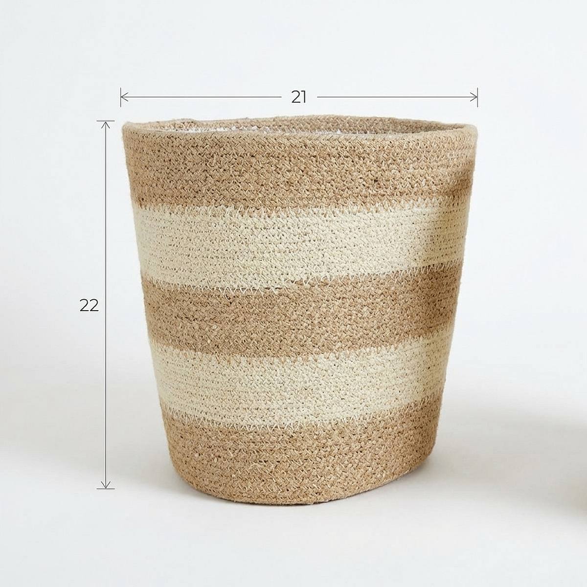 Creme Jutebakke - L/21cm picture 1