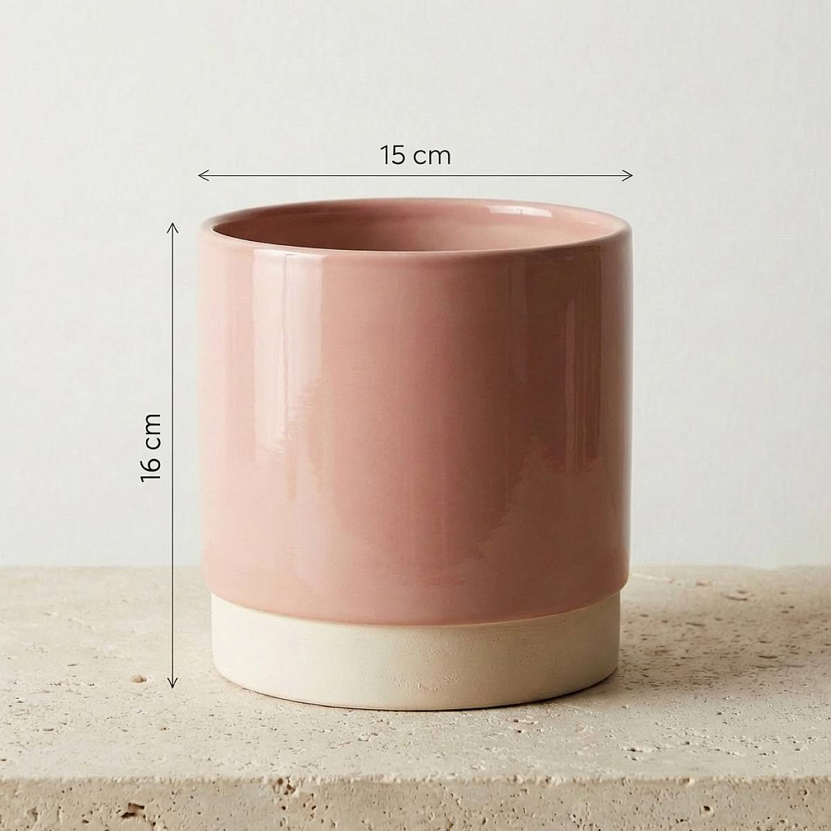 Vaso Eno Rosa - M/15cm picture 2