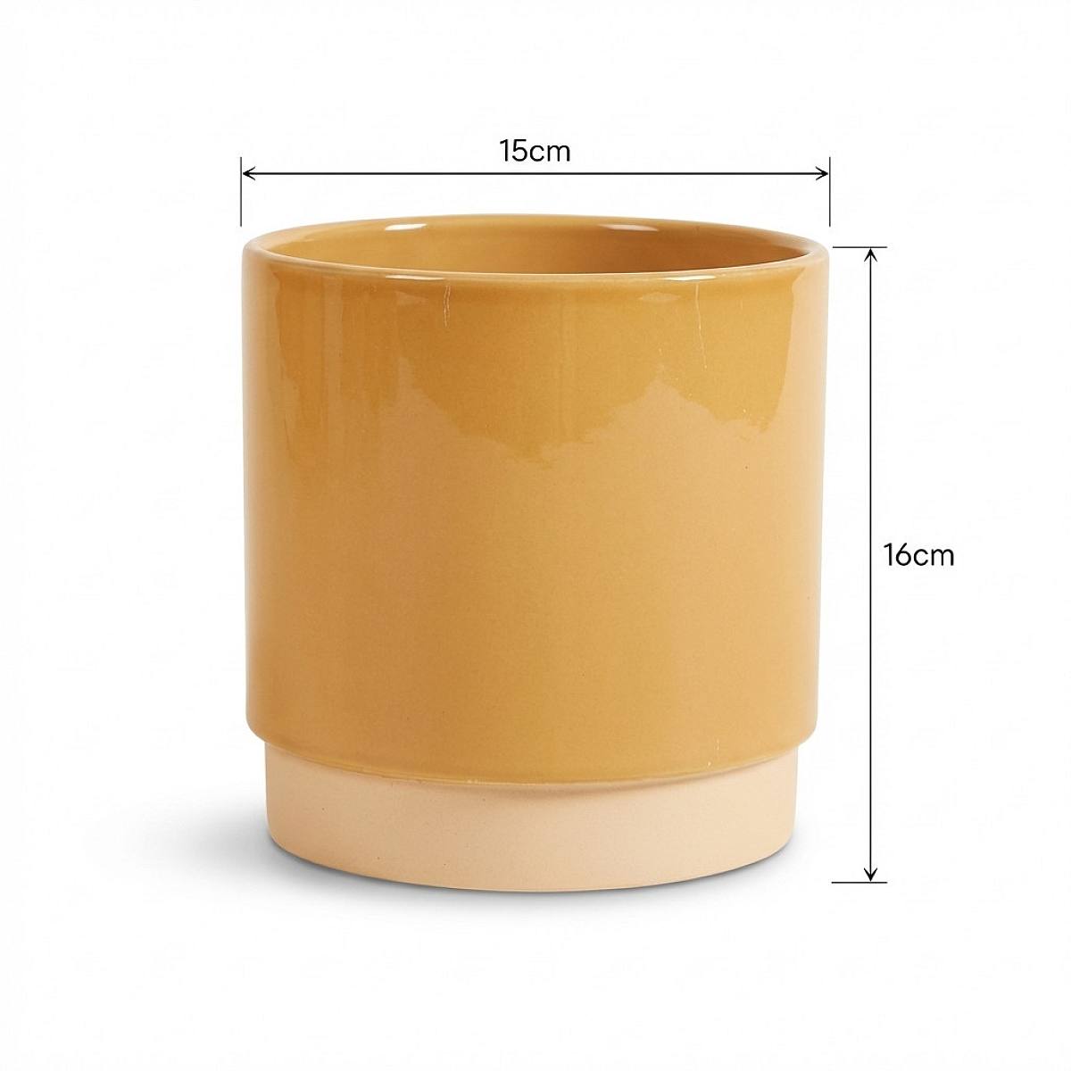 Ocher Serenity Pot - M/15cm picture 3