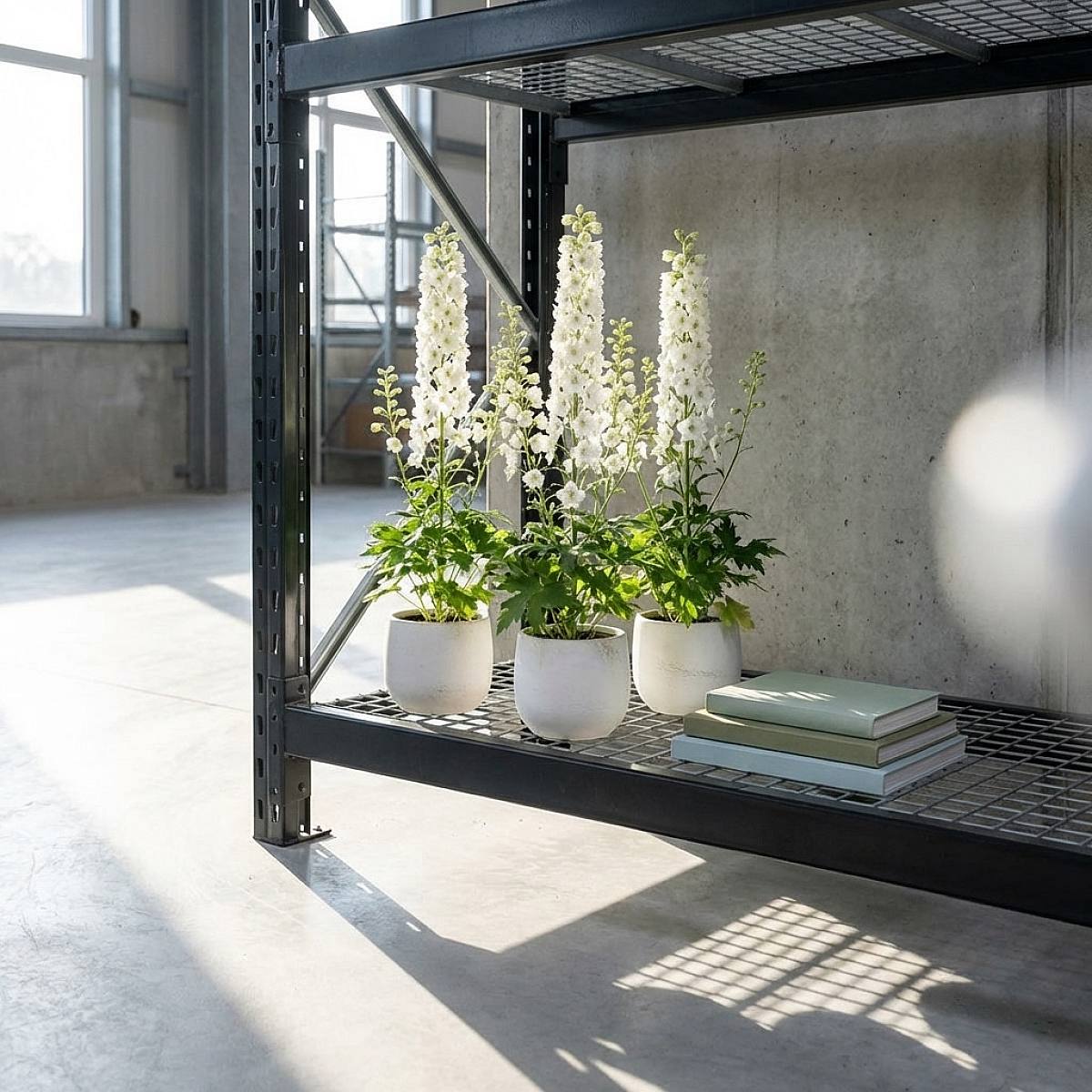 3 x Delphinium Blanc picture 1