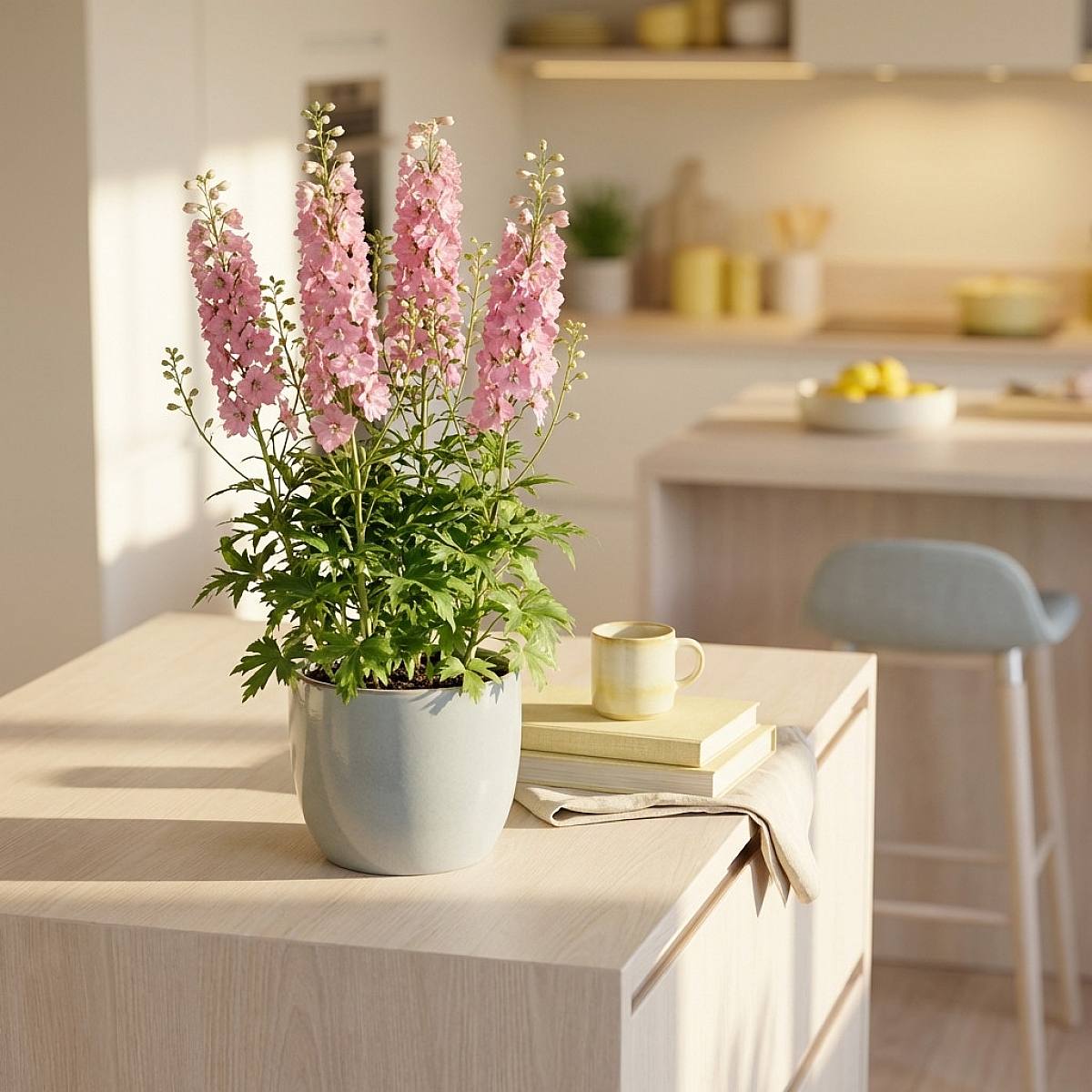 3 x Rosa Delphinium picture 2