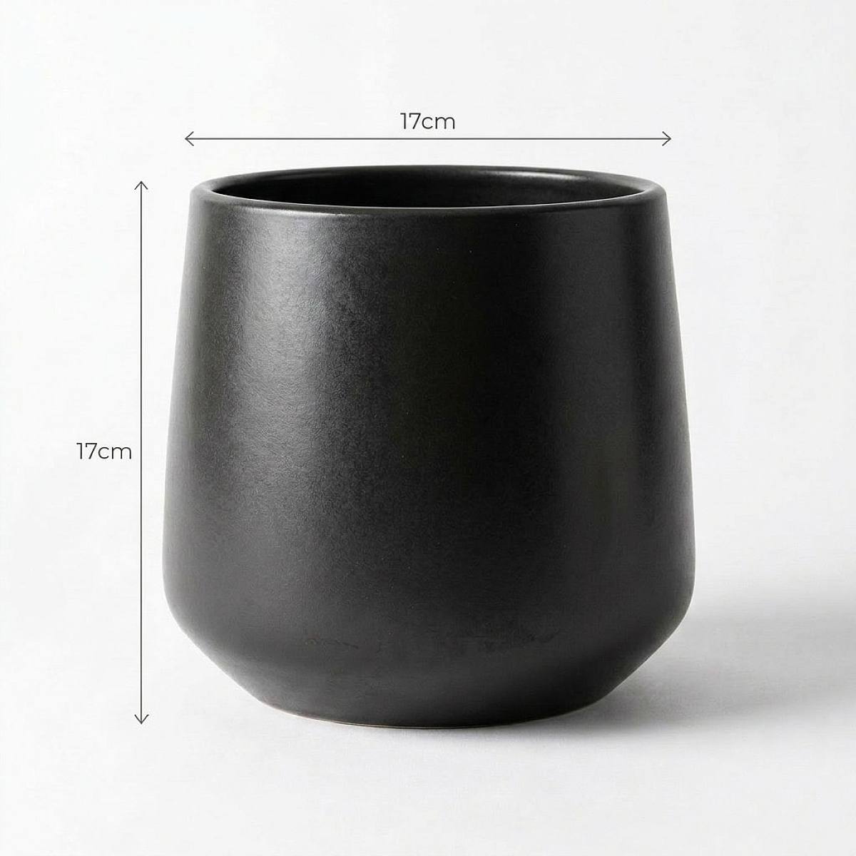Amber Svart Kruka - M/17cm picture 2