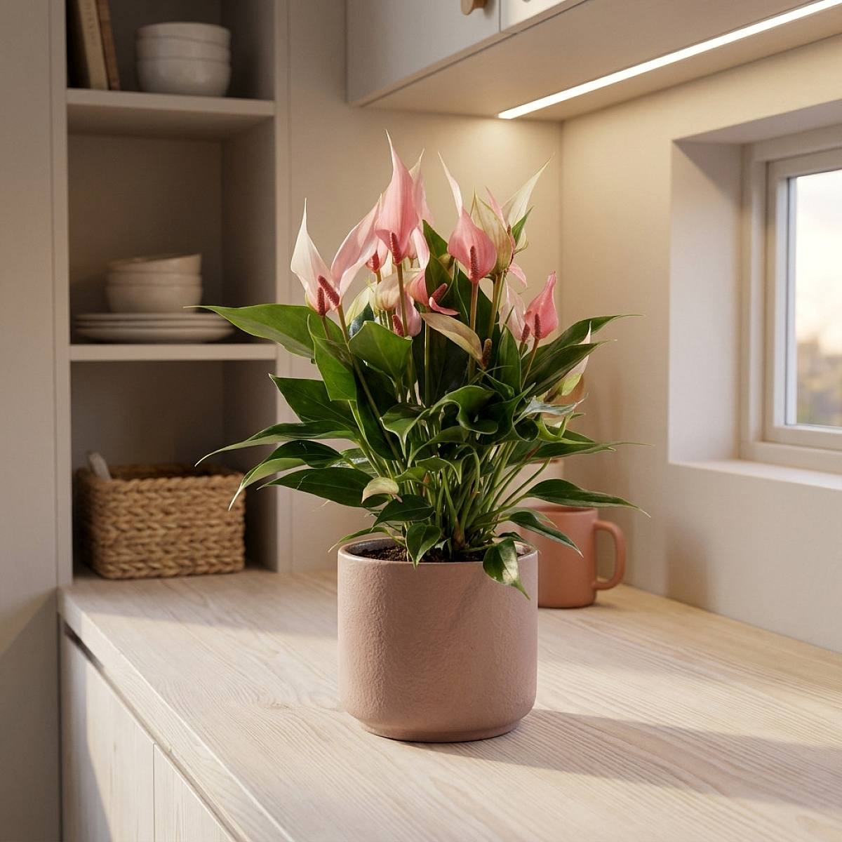 Růžové Anthurium Lilli picture 1