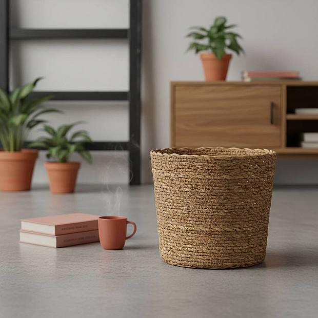 Panier en Herbe Marine L/21cm