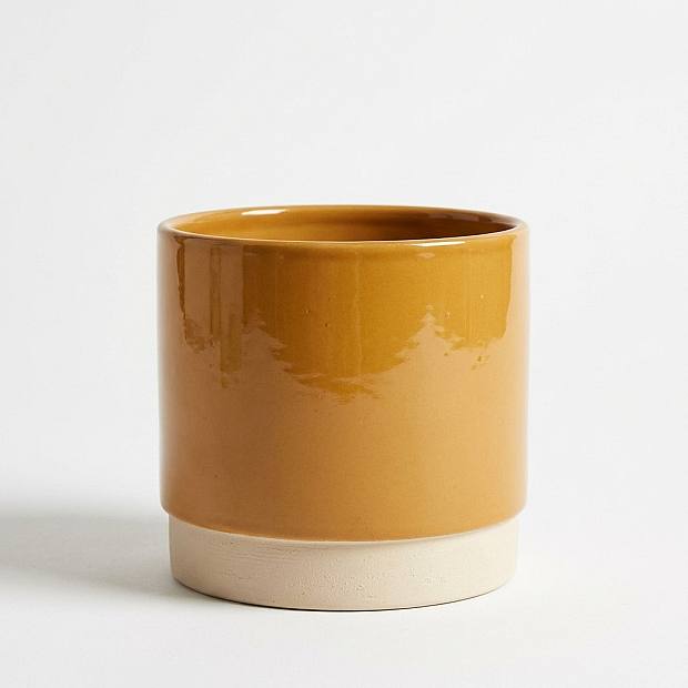 Pot Sérénité Ocre - M/15cm
