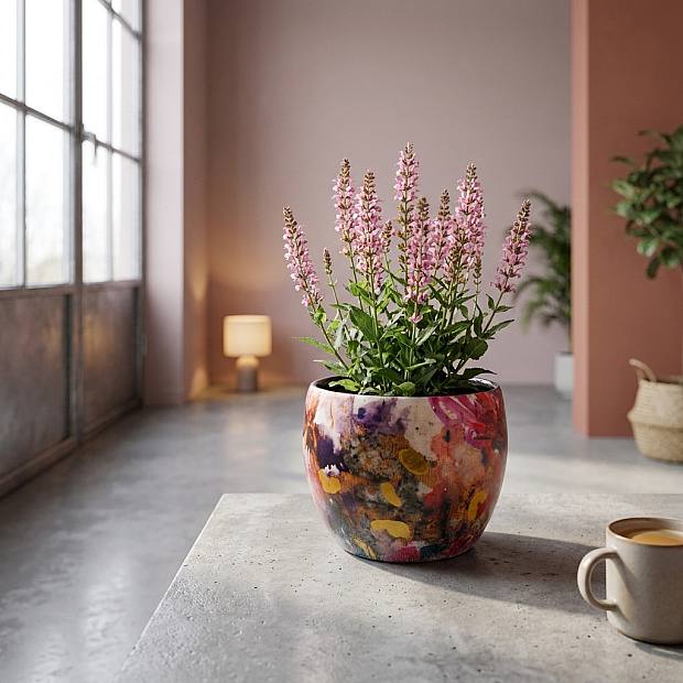 Magnolia Pot D9 details