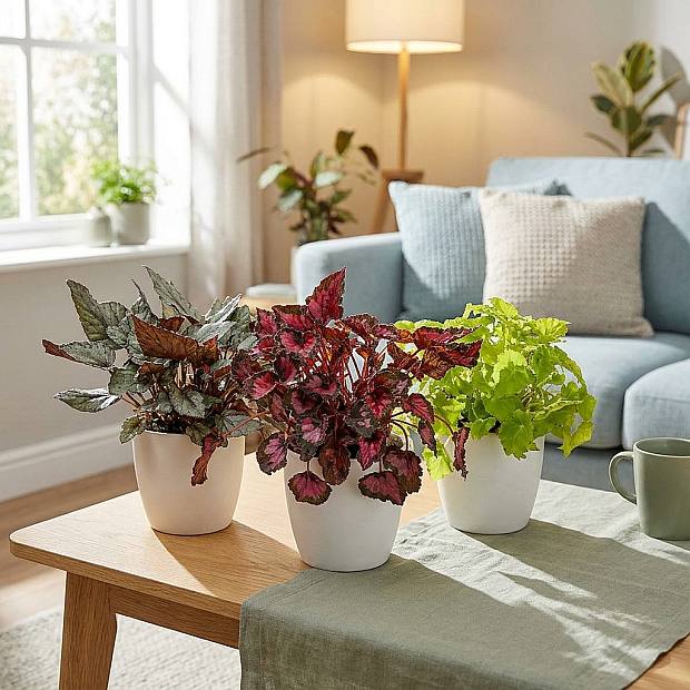 Begonia Beleaf Trio