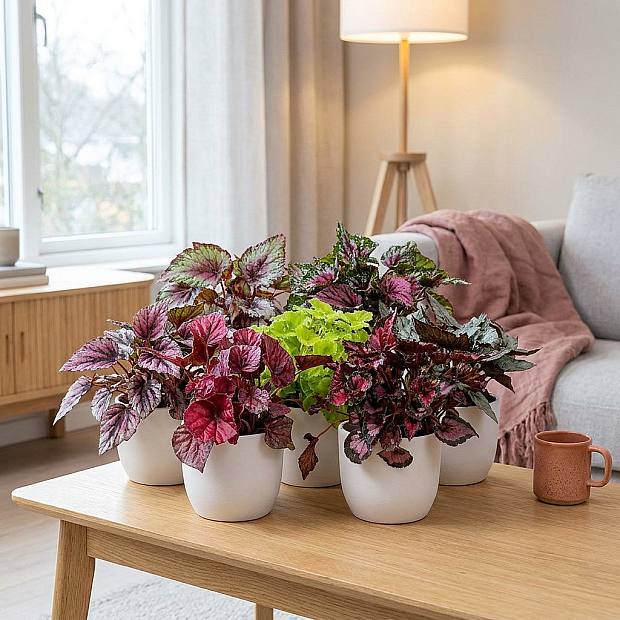 6 Begonia Beleaf set