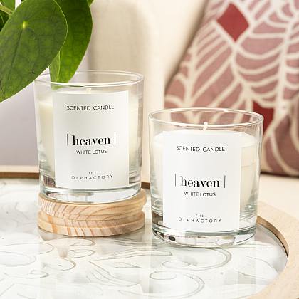 White Lotus doftljus Duo
