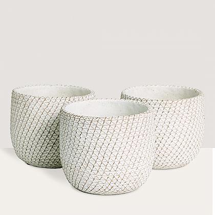 Trio Pflanzgefäße Venedig - S /12cm